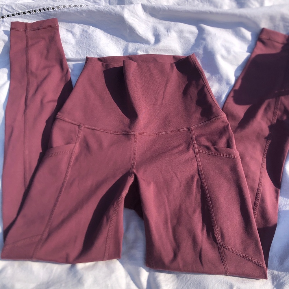 Maroon Leggings